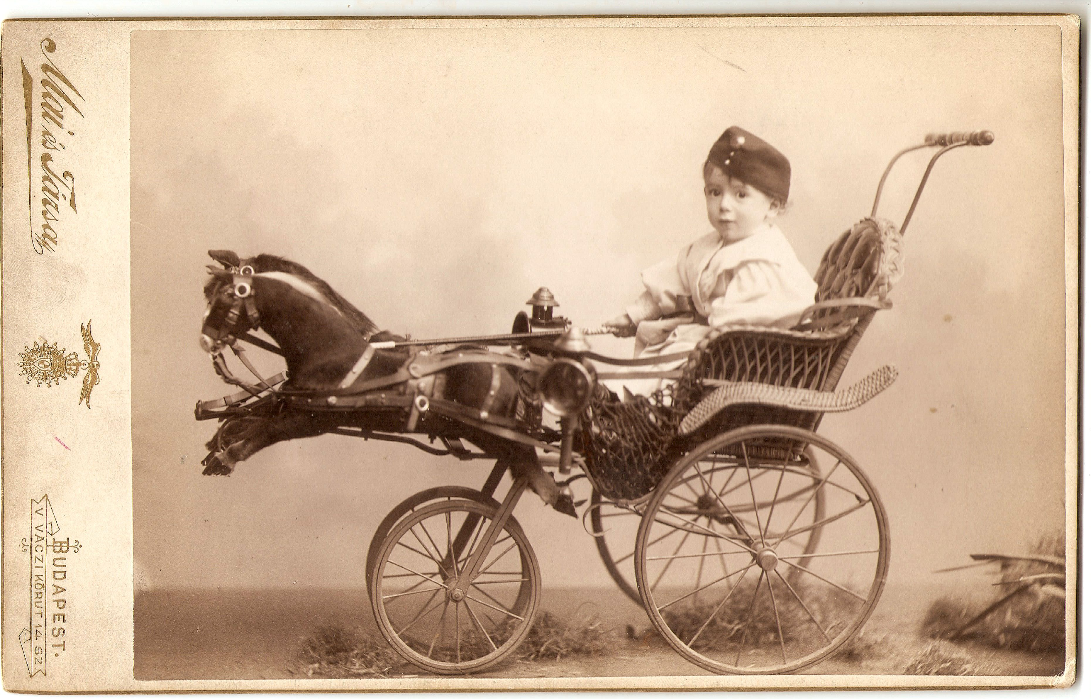 Mai és Társa: Hintalovaskocsiban. 1890